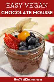 Tofu Chocolate Mousse Recipe Video Recipe In 2020 Vegan Chocolate Mousse Gluten Free Asian Recipes Delicious Vegan Recipes