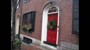 Red brick and front door. Front Door Color For Brick House Youtube