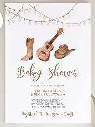 Country Baby Shower Invitation Instant Download For Boy Etsy In 2021 Country Baby Shower Cowboy Baby Shower Cowboy Baby Shower Theme