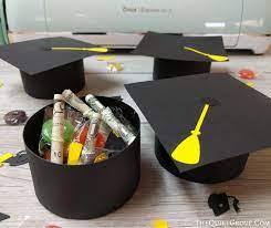 Graduation cap 2021 free svg file. Diy Graduation Cap Gift Boxes The Quiet Grove