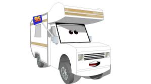 Larry RV Piston Cup Race Fan from Pixars Cars