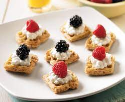 Waffle Fruit Snacks Recipe With Cottage Cheese Daisy Brand Recipe Fruit Snacks Fruit Snack Recipe Snacks