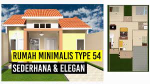 Rumah type 54 merupakan rumah dengan bentuk minimalis yang banyak digunakan. Rumah Minimalis Sederhana Type 54 Dengan 3 Kamar Tidur Youtube