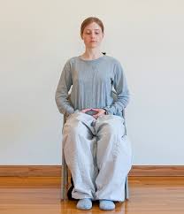 Image result for sitting straight on chair