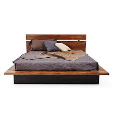 Modern Black Stained Teak Wood Bed Frame Mixed With Brown Lacquer Bed Board Using Dark Gray Bed Linen And Assorted Co Furniture Bed Frame Design Wood Bed Frame ✅ browse our daily deals for even more savings!