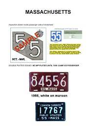 Massachusetts License Plate Massachusetts Plates