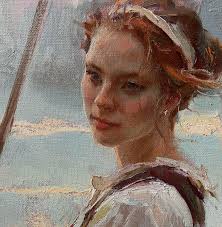 I love this stage of the painting…balancing the values, edges and color to  portray a convincing effect of light. How is this done? By establishing the  given/visual hierarchical range of value, edge