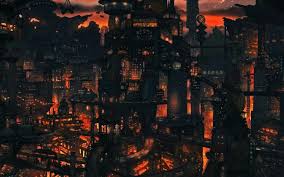 1920x1080 dark anime scenery wallpaper background with high definition wallpaper px 371.37 kb. Dark Anime Landscape Wallpapers Top Free Dark Anime Landscape Backgrounds Wallpaperaccess