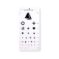 emi kindergarten pediatric eye chart 22 in x 11 in