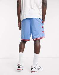 Nike Basketball Chicago Bulls Nba Shorts In Blue Asos
