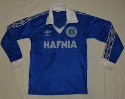 Everton Home Football Shirt 1979 1982 Sponsored By Hafina