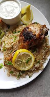 Todayyy Je Vous Partage Cette Recette A Base De Poulet Et De Riz Au Saveur Grecque Que J Ai Denich Recette A Base De Poulet Recette Poulet Recette Riz Poulet