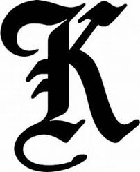 Initial tattoos can express strong emotions and deep love and that is why many couples and lovers get their partners' initials tattooed on themselves instead of getting a matching tattoo. Pin By Kimberly Willard On The Letter Is K Lettering Letter K Letter K Font