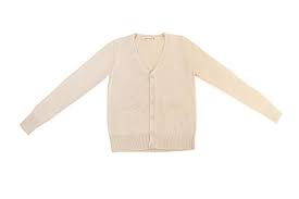 Rolecos Girls Japanese Preppy Style Sweater School Uniform Cardigans Light Apricot L Cc94b