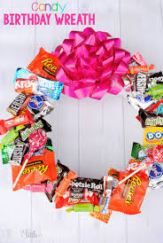 Best Birthday Gifts For Adults Candy Birthday Wreath Candy Crafts Birthday Wreath Best Birthday Gifts
