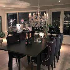 Never use oiled or treated cloths on lacquered finishes. Arranged 6 In 2021 Luxury Dining Room Black Dining Room Dining Room Design
