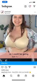 Hate these ads. This is why people don't what what a proper fit looks like.  : rbigboobproblems