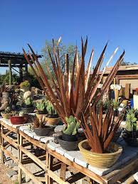 Metal yard art metal tree wall art scrap metal art metal artwork welded metal art junk metal art wire wall art rusted metal welding art projects. Sculptures Metal Cactus Yard Art Desert Foothills Gardens Nursery