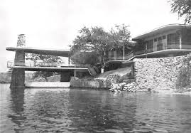 Evet, bir özel havuz var. Vista Desde El Lago Casa Quintana En El Lago De Tequesquitengo Tequesquitengo Morelos Mexico 1947 Arq Mex Cetto View From The Lake Quin Mexiko Architektur