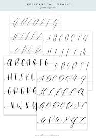 Digital And Printable Calligraphy Practice Guides Saffron Avenue Calligraphy Practice Hand Lettering Practice Lettering Practice
