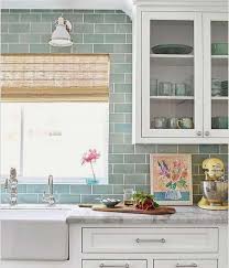 Here are six farmhouse kitchen backsplash ideas to satisfy your craving for rural charm. Kitchen Backsplash Tile Around Window Blue Green Subway Til Farmhouse Kitchen Backsplash Modern Farmhouse Kitchen Backsplash Farmhouse Kitchen Backsplash Ideas