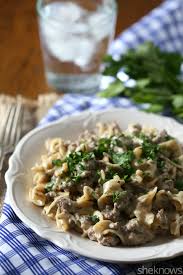 Serve over noodles or rice and if desired, top with parsley. Copycat Hamburger Helper Beef Stroganoff Is Better Than The Box Sheknows
