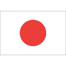 4日以内に18.9ユーロで日本の国旗