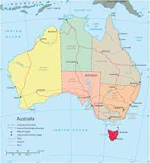Capital Of Australia On Map Map Australia, Canberra Capital