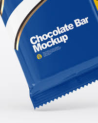 Download Two Chocolate Bar Mockup In Flow Pack Mockups On Yellow Images Object Mockups PSD Mockup Templates