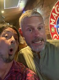 Look at who was in Austin, TX tonight!!! Gregg (Ginger) was in town as a  speaker at a Veterinarian Convention . I love ,miss, and respect this guy  (and his family) SO