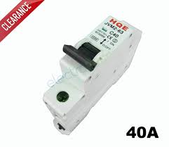 Single pole 40 amp breaker. Circuit Breaker 40 Amp Single Pole 4 5ka Rating Hqe