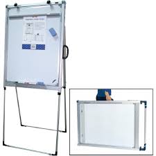 stz portable magnetic flip chart board 70 x 96cm