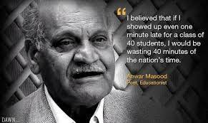 ANWAR MASOOD. Anwar Masood is a renowned Pakistani…