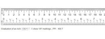 This is an online scale ruler that can be adjusted to an actual size, the upper half is metric ruler (millimetre and centimetre). Online Ruler Posts Facebook