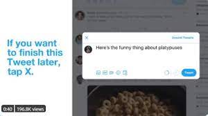 You will see the option to save as a draft. Twitter Here S How To Save Tweets As Drafts On Desktop