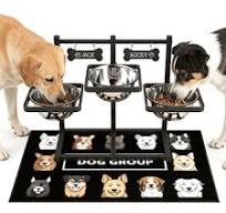 Acrylic Dog Bowl Stand