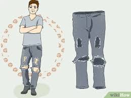 3 Ways To Wear Distressed Jeans Wikihow Shop american eagle for ripped jeans for women that look as good as they feel. 3 ways to wear distressed jeans wikihow