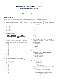 Check spelling or type a new query. Soal Ukk Matematika Kelas 3 Sd