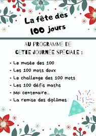 La Fete Des 100 Jours Ce2 Cm Defi Maths 100 Jours 100 Jours D Ecole