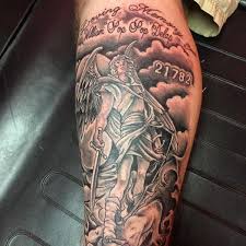 Pulsera san miguel arcangel plata ajustable checo!!! 155 Saint Michael Tattoos Everything You Need To Learn With Meanings Wild Tattoo Art