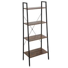 Contemporary, modular, and wall mounted living room furniture, including sideboards, entertainment units, and bookcases. Eugad Standing Shelf Unit Bookcase Living Room Storage Rack Utility Rack Ladder Shelf Free Standing Vintage Buy Online In Dominica At Dominica Desertcart Com Productid 169757057
