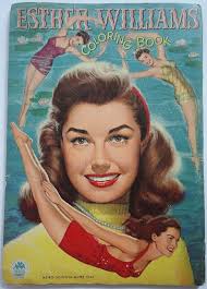 Esther Williams Paper Doll Coloring Book Ebay Esther Williams Vintage Coloring Books Coloring Books