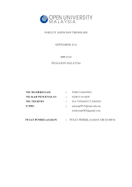 Yang dipertuan agong bertindak mengikut perlembagaan persekutuan malaysia dan juga atas nasihat perdana menteri. Assgt Mpu2163 171009194711 Fakulti Sains Dan Teknologi September 2016 Mpu Studocu