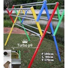 Cara membuat jemuran lipat dari besi holo dan pipa aluminium. Jemuran Jumbo Holo Tulang Palang 9 Ukuran 180cm Shopee Indonesia