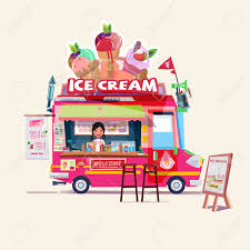 Maybe you would like to learn more about one of these? Ice Cream Truck With Cute Seller Food Truck Concept Vector Royalty Free Cliparts Vectors And Stock Illustration Image 86819670