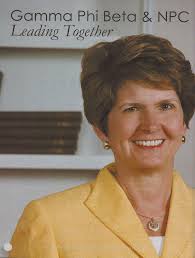 Elizabeth Ahlemeyer Quick National Panhellenic Conference Chairman -i^