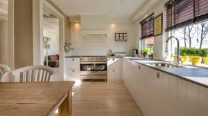 kitchen eco friendly: cabinets, floors