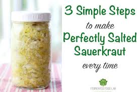 3 Simple Steps To Make Perfectly Salted Sauerkraut