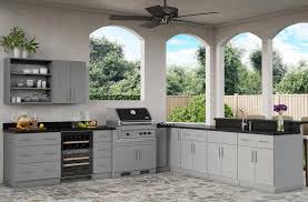 Weatherstrong Outdoor Cabinetry Miami Rustic Grey Pool Cabana Cabinets Outdoor Kitchen Cabinets Outdoor Kitchen Outdoor Kitchen Design