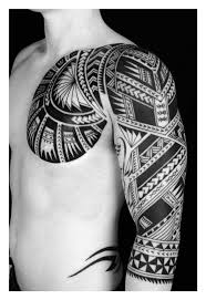 Polynesian Chest Plate 3 4 Arm Sleeve Tattooed By Shane Gallagher Chapel Tattoo Melbourne Austra Tribal Tattoos For Men Tribal Tattoos Maori Tattoo